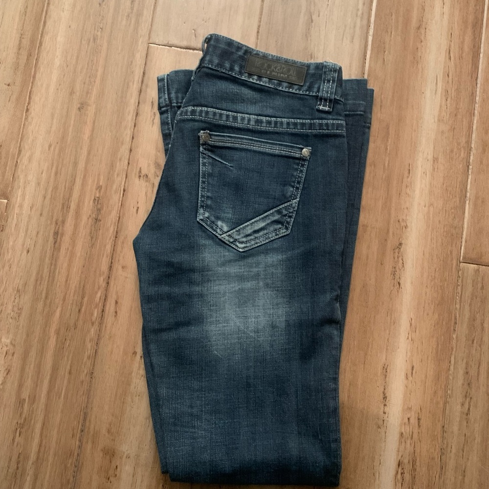 Rock n roll denim trouser jeans 26x32